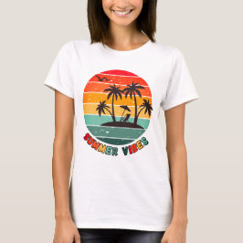 trendiger "Summer vibes" T - Shirt