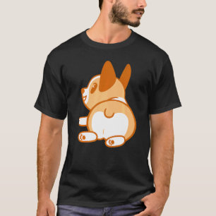 Trendiger süßer Corgi-Hintern Premium T-Shirt