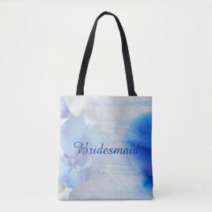 Trendiger tropischer blauer Wasserfarb-Orchideen-B