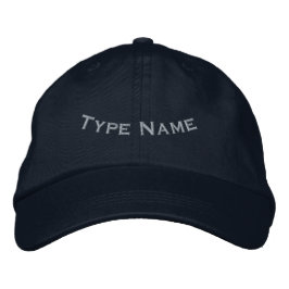 Trendiger Typ Name Trucker Navy Casual oder Formal Bestickte Baseballkappe