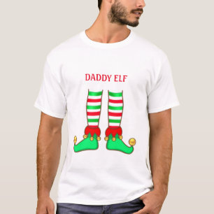 Trendiger Väter-Elf Weihnachten T-Shirt