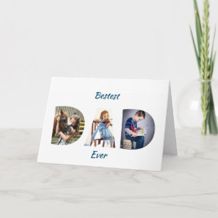 Trendiger VATER Transparent Bester Papa Aller Zeit Karte