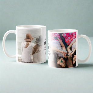 Trendiger Vorschlag, ob ihr meine Brautjungfern se Kaffeetasse