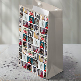 Trendiges 9-Foto-Muster-Collage-Andenken Kleine Geschenktüte