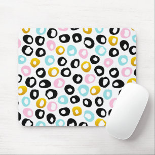 Trendiges abstraktes Punkte-Muster Mousepad