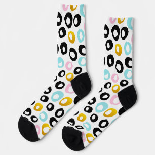 Trendiges abstraktes Punkte-Muster Socken