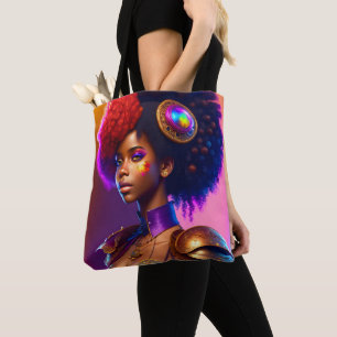 Trendiges Afro-Steampunk-Mädchen