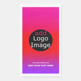 Trendiges Berufliches Party Anpassbare Magenta Serviette