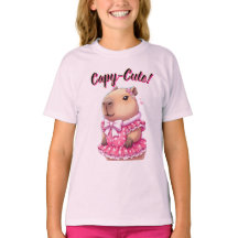 Trendiges Capybara-Kopier-Cute Pink Coquette-Ästhe