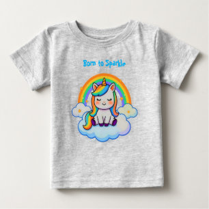 Trendiges Einhorn - Baumwolle Baby T-shirt
