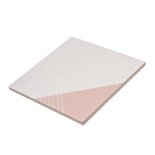 Trendiges Elegantes Geometrisches Chic auf Blush u Fliese