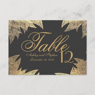 Trendiges elegantes Gold-Faux-Blattmuster Einladung
