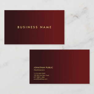 Trendiges Elegantes Modernes Einfaches Template Go Visitenkarte