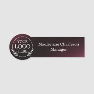 Trendiges Elegantes Professionelles Schreibtisch- Namensschild