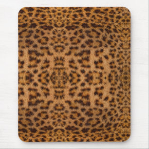 Trendiges exotisches Jaguarfell-Muster-Tierprint Mousepad