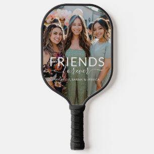 Trendiges Foto-Andenken für Freunde für immer Pickleball Schläger