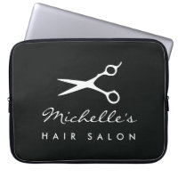 Trendiges Friseursalon- und Barbier-Logodesign