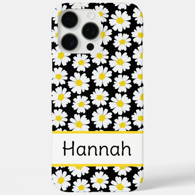 Trendiges Gänseblümchen-Muster Case-Mate iPhone Hülle (Rückseite)