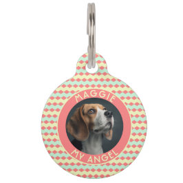 Trendiges Geschenk für Tierliebhaber Chevron Haustiermarke