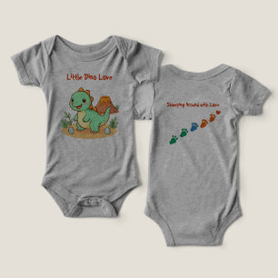 Trendiges Glückliches Dino Kinder T-Shirt
