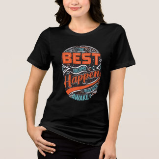 Trendiges grafisches T-Shirt für Frauen - Mode tri Tri-Blend Shirt