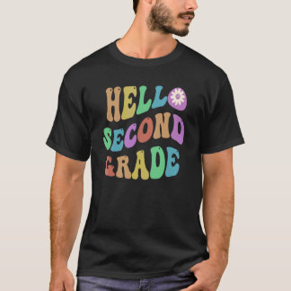 Trendiges Hallo Zweitklässler-Lehrer Hallo 2. Klas T-Shirt