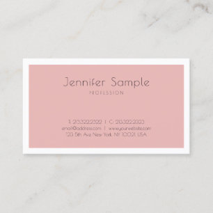 Trendiges Hübsches Design Kreativ Sleek Moderner S Visitenkarte