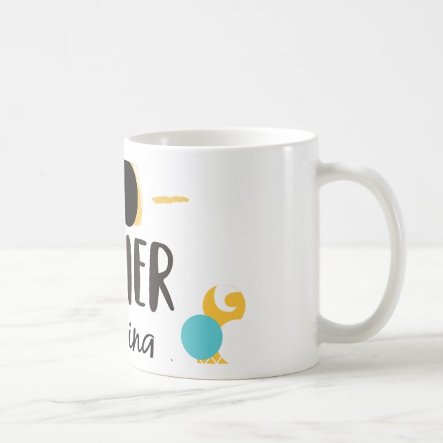 Trendiges individuelles Design | Personalisiertes  Kaffeetasse (Rechts)