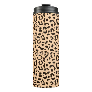 Trendiges Leopard-Druckmuster Thermosbecher