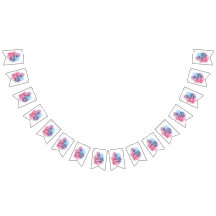 Trendiges lila und rosa Ostereier Geschenkpapier 