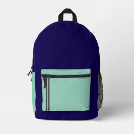 Trendiges Mehrfarben-Design mit reflektierendem St Bedruckter Rucksack