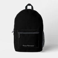 Trendiges Monogramm Moderne schwarze Schrift Name