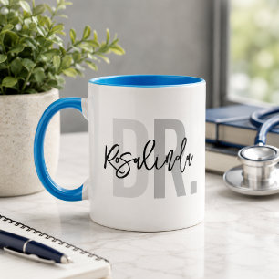 Trendiges Neues Doktor PhD Benutzerdefinierter Nam Tasse