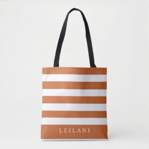 Trendiges orange gestreiftes Muster