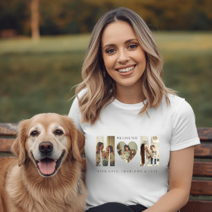 Trendiges personalisiertes Foto WIR LIEBEN DICH Ma T-Shirt