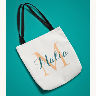 Trendiges personalisiertes tropisches Monogramm So