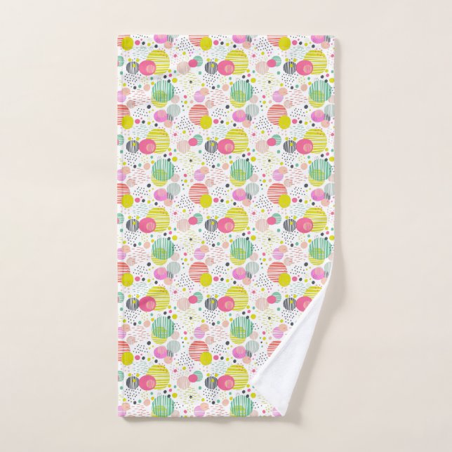 Trendiges Punktmuster Handtuch (Handtuch)