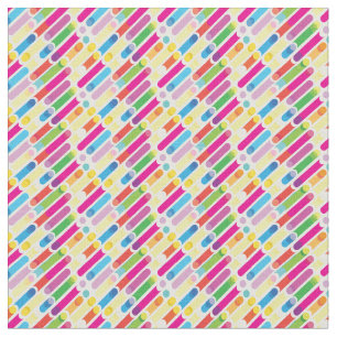 Trendiges Regenbogen-Diagonal-Linien-Muster Pop-Ar Stoff