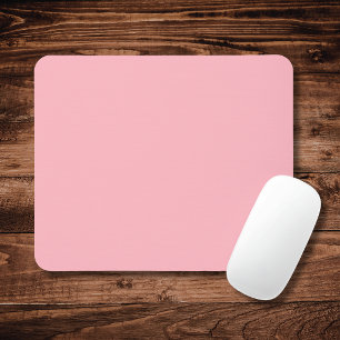 Trendiges Rosa Volltonfarbe Klassisch Elegant Mousepad