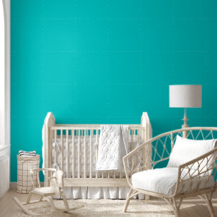 Trendiges Rotkehlchen-Ei-Blau in Uni   Elegant Tapete