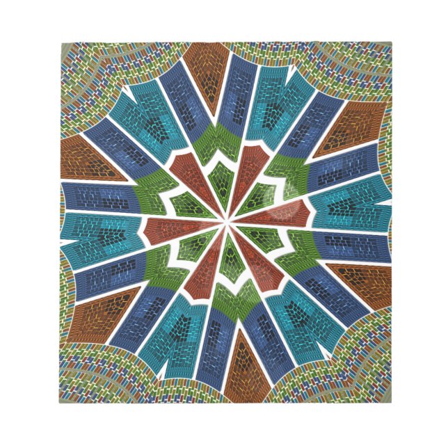 Trendiges Sari-Design Notizblock (Vorderseite)