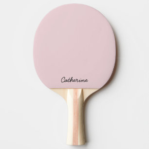 Trendiges Soft Pastel Pink benutzerdefiniertes Pin Tischtennis Schläger