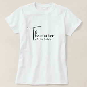 Trendiges T-Shirt für die Mutter der Braut
