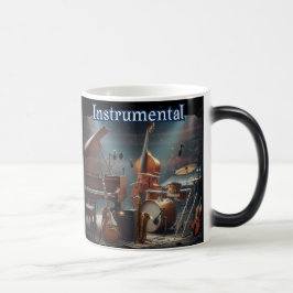 Trendiges und stilvolles Instrumental Verwandlungstasse
