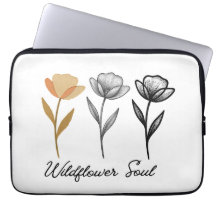 Trendiges Wildblumen-Design