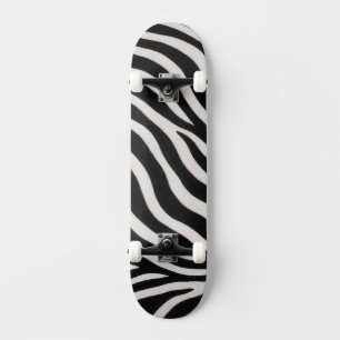 Trendiges Zebramuster Einzigartiges stilvolles Ska Skateboard