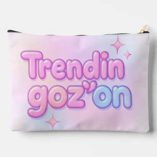 Trendin Goz’on Pastel-Tie-Dye-Makeup Zubehörtasche