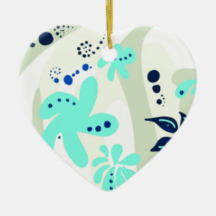 Trending abstrakte Muster helle Farbe Blumenblume Keramik Ornament