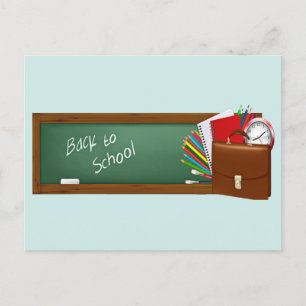 Trending Back to School Holiday Postcard Feiertagspostkarte