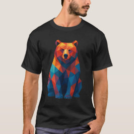Trending Design des geometrischen Teddybären T-Shirt